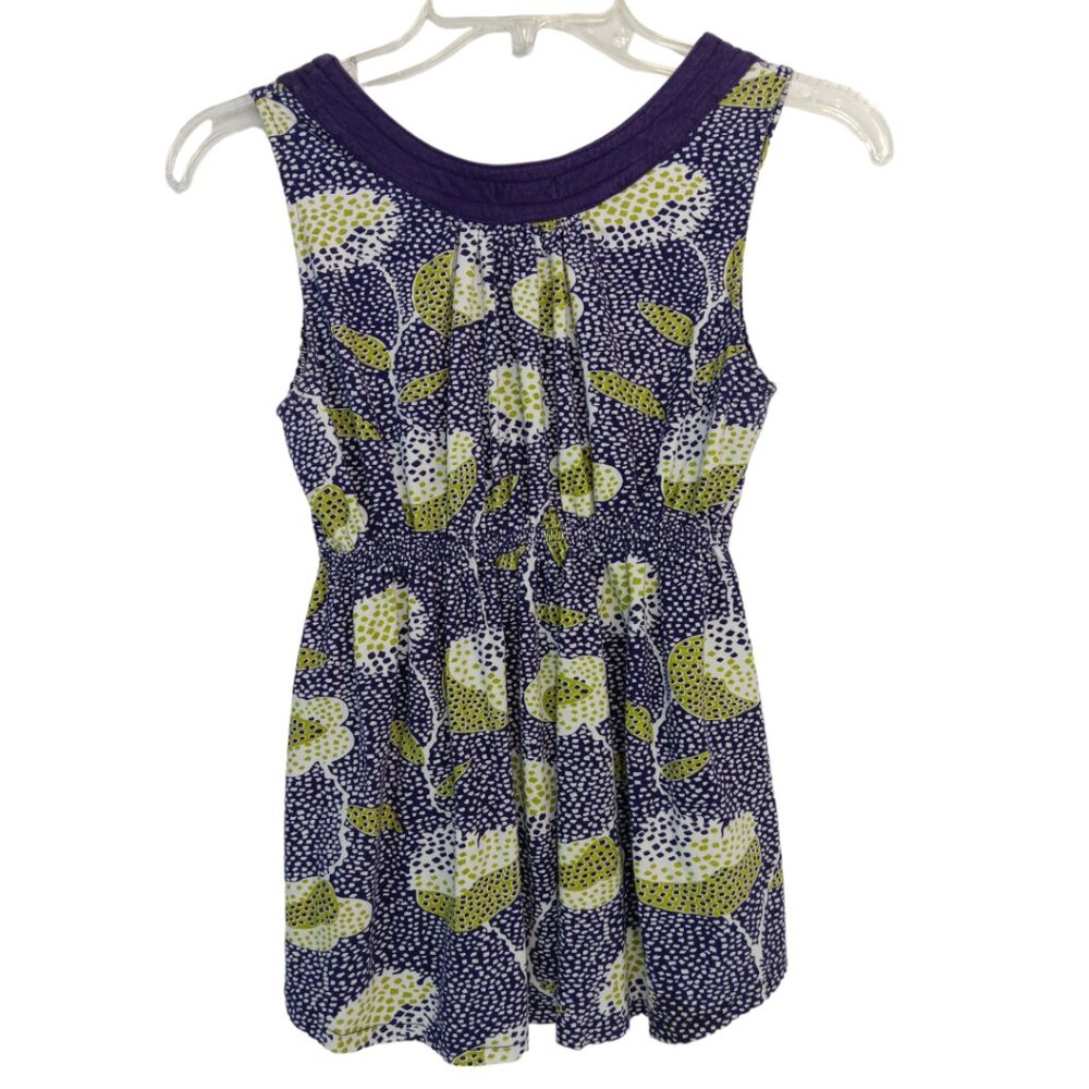 Ezekiel Women's -Baby Doll Tank Top- Purple Green White Small - Picture 12 of 16